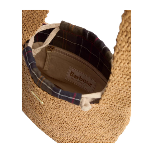 Barbour Borsa a spalla Borsa Donna Lily in rafia Naturale - Francavilla Moda